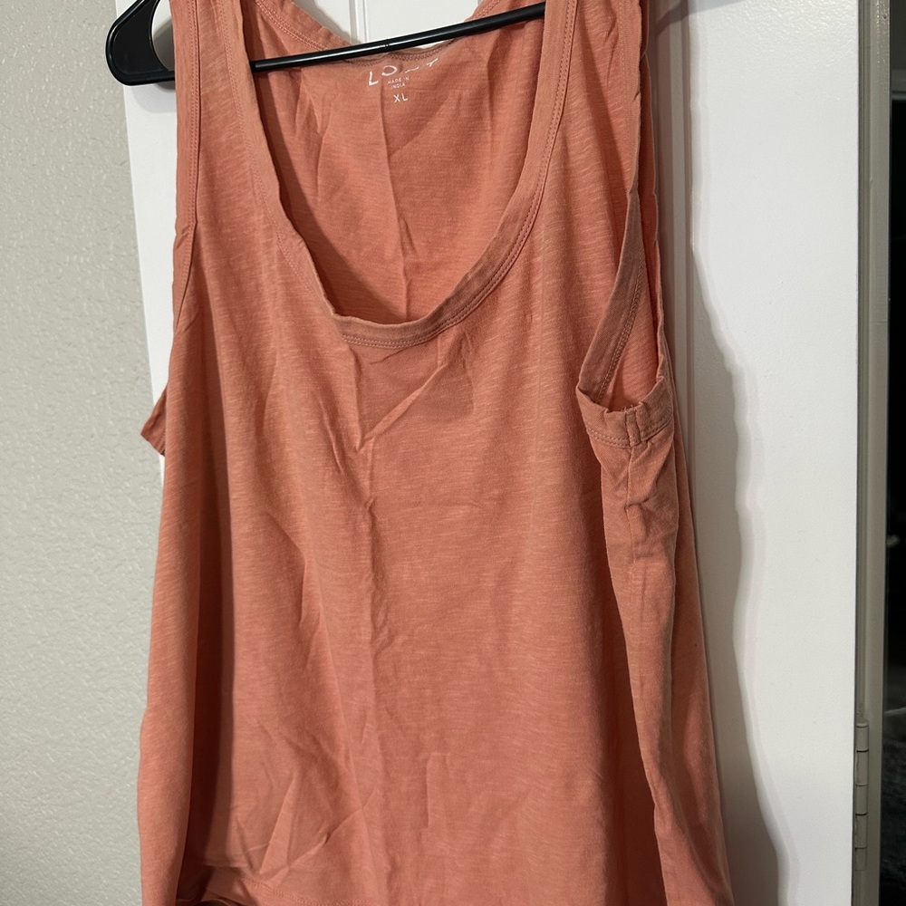 LOFT Women's Peach Tank Top